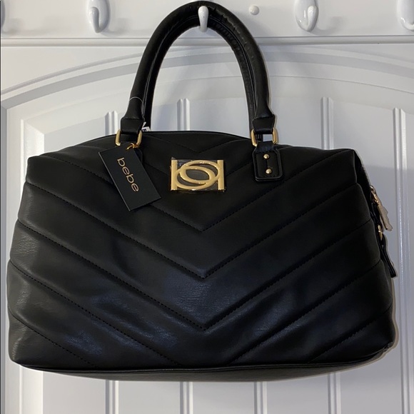 Bebe Bags Bebe Black Levi Satchel Poshmark